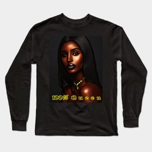 100% Chocolate Queen 2023 Long Sleeve T-Shirt